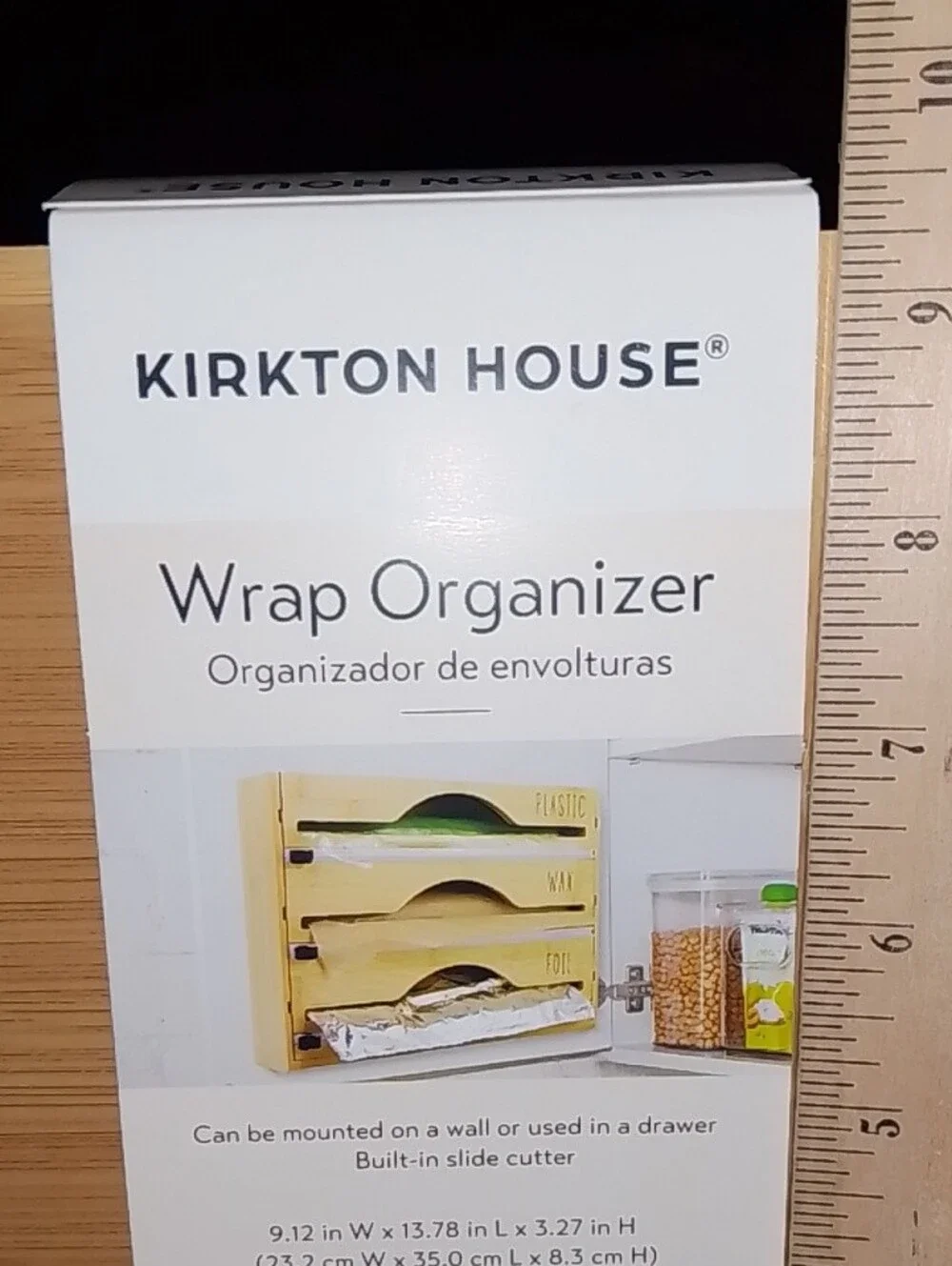 Set Of Wrap & Bag Organizer - Natural